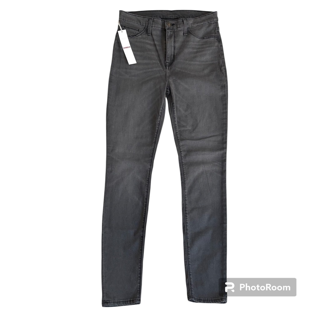 NWT Hudson Blair Super Skinny Jeans Charcoal Grey Stretch Women's Size 28